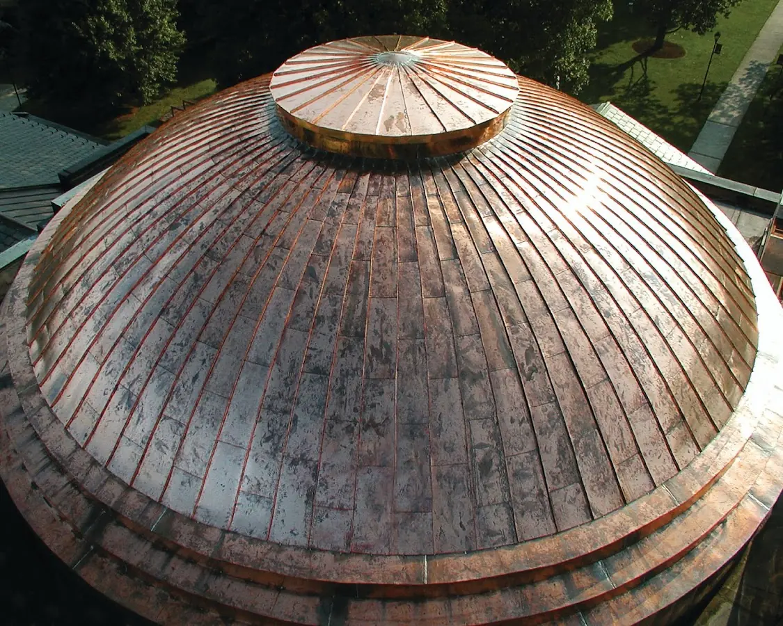 Craftsman Roofing crew installing a new roof in Fairmount Park